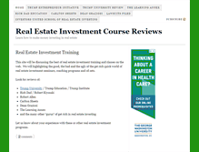 Tablet Screenshot of bestrealestateinvestmentcourses.com